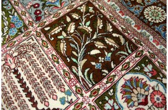 Perski oryginalny dywan Kom unikatowy 100% naturalny jedwab 100x157cm