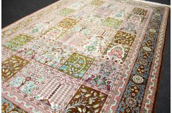 Perski oryginalny dywan Kom unikatowy 100% naturalny jedwab 100x157cm