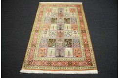 Perski oryginalny dywan Kom unikatowy 100% naturalny jedwab 100x157cm