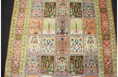 Perski oryginalny dywan Kom unikatowy 100% naturalny jedwab 100x157cm