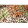 Perski oryginalny dywan Kom unikatowy 100% naturalny jedwab 100x157cm