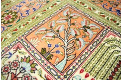 Perski oryginalny dywan Kom unikatowy 100% naturalny jedwab 100x157cm