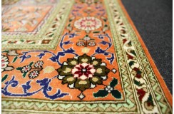Perski oryginalny dywan Kom unikatowy 100% naturalny jedwab 100x157cm