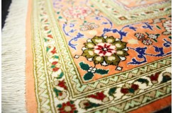 Perski oryginalny dywan Kom unikatowy 100% naturalny jedwab 100x157cm