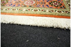 Perski oryginalny dywan Kom unikatowy 100% naturalny jedwab 100x157cm