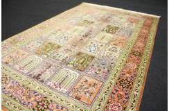 Perski oryginalny dywan Kom unikatowy 100% naturalny jedwab 100x157cm