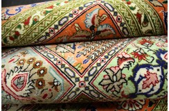 Perski oryginalny dywan Kom unikatowy 100% naturalny jedwab 100x157cm