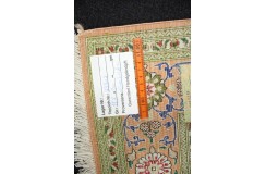 Perski oryginalny dywan Kom unikatowy 100% naturalny jedwab 100x157cm