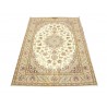 Isfahan - tradycyjne kwiatowe dzieło sztuki z IRANU wełna i jedwab oryginalny cenny 111x161cm z podpisem