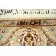 Isfahan - tradycyjne kwiatowe dzieło sztuki z IRANU wełna i jedwab oryginalny cenny 111x161cm z podpisem
