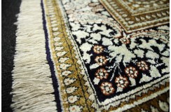 Perski oryginalny dywan Kom unikatowy 100% naturalny jedwab 100x153cm