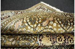 Perski oryginalny dywan Kom unikatowy 100% naturalny jedwab 100x153cm