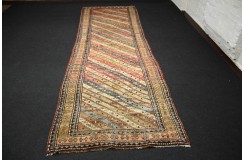 Chodnik dywan Malajer z Iranu 100% wełniany szeroki 120x370cm antyk