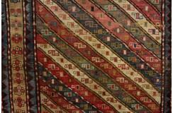 Chodnik dywan Malajer z Iranu 100% wełniany szeroki 120x370cm antyk