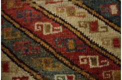 Chodnik dywan Malajer z Iranu 100% wełniany szeroki 120x370cm antyk