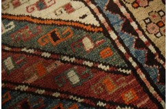 Chodnik dywan Malajer z Iranu 100% wełniany szeroki 120x370cm antyk