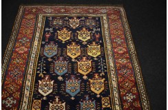 Bogaty perski dywan Shiraz z Iranu 115x345cm tradycyjny antyczny