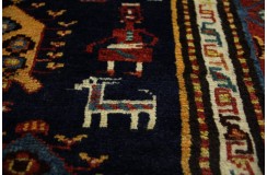 Bogaty perski dywan Shiraz z Iranu 115x345cm tradycyjny antyczny