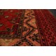 Ręcznie tkany antyczny dywan gęsto tkany 126x196cm wełna ok 1950r. Afganistan etniczny