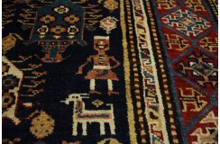 Bogaty perski dywan Shiraz z Iranu 115x345cm tradycyjny antyczny