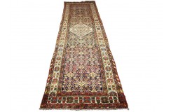 Antyczny ręcznie tkany perski chodnik Malajer 115x450cm 100% WEŁNA hand made in Iran