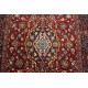 Czerwony oryginalny dywan Kashan (Keszan) półantyczny z Iranu wełna 141x205cm perski 
