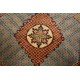 Ręcznie tkany luksowy dywan gęsto tkany dywan afgański 117x153cm wełna i jedwab Afganistan sygnowany