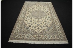 Ręcznie tkany dywan Nain 6la Habibian z Iranu 149x243cm beżowy