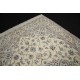 Nain 6la Habibian gęsto ręcznie tkany dywan z Iranu wełna + jedwab ok 149x243cm jasny beżowy majestatyczny z podpisem