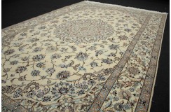 Ręcznie tkany dywan Nain 6la Habibian z Iranu 149x243cm beżowy