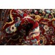 Czerwony oryginalny dywan Kashan (Keszan) półantyczny z Iranu wełna 147x223cm perski 