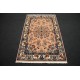 Gęsto tkany kwiatowy piękny dywan Saruk z Iranu 90x160cm 100% wełna z jedwabiem oryginalny perski