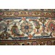 Niebieski piękny dywan Tabriz z Indii ok 170x240cm 100% wełna oryginalny ręcznie tkany perski wart 13 650zł