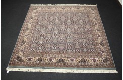 Niepowtarzalmny ręcznie tkany dywan Tabriz z Indii wełniany 200x200cm
