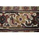 Niebieski piękny dywan Tabriz z Indii ok 200x200cm 100% wełna oryginalny ręcznie tkany perski kwadratowy