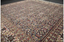 Niepowtarzalmny ręcznie tkany dywan Tabriz z Indii wełniany 200x200cm