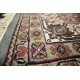 Niebieski piękny dywan Tabriz z Indii ok 200x200cm 100% wełna oryginalny ręcznie tkany perski kwadratowy