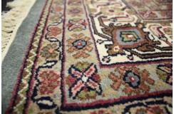 Niepowtarzalmny ręcznie tkany dywan Tabriz z Indii wełniany 200x200cm