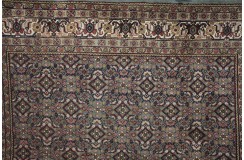 Niepowtarzalmny ręcznie tkany dywan Tabriz z Indii wełniany 200x200cm