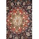 Niebieski piękny dywan Tabriz z Indii ok 200x300cm 100% wełna oryginalny ręcznie tkany perski luksusowy