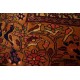 Kobierzec z Afganistanu 100% jedwab etniczny orientalny dywan ręcznie wykonany 115X154cm XX wiek cenny