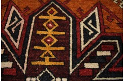 Orientalny ręcznie tkany dywan z Afganistan 100% jedwab 120x180cm