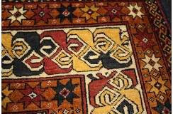 Orientalny ręcznie tkany dywan z Afganistan 100% jedwab 120x180cm