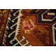 Kobierzec z Afganistanu 100% jedwab etniczny orientalny dywan ręcznie wykonany 118x175cm XX wiek cenny