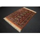 Kobierzec z Afganistanu 100% jedwab etniczny orientalny dywan ręcznie wykonany 140x160cm XX wiek cenny