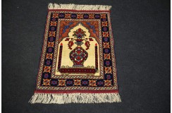 Orientalny ręcznie tkany dywan z Afganistan 100% jedwab 50x70cm