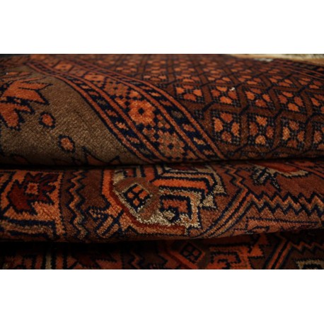 Luksusowy kobierzec z Afganistanu 100% jedwab etniczny orientalny dywan ręcznie wykonany 122x177cm XX wiek cenny Tekke Jomud