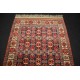 Luksusowy kobierzec z Afganistanu 100% jedwab etniczny orientalny dywan ręcznie wykonany 118x195cm XX wiek cenny Turkmen