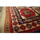 Luksusowy kobierzec z Afganistanu 100% jedwab etniczny orientalny dywan ręcznie wykonany 118x195cm XX wiek cenny Turkmen