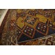 Afgan Mauri oryginalny 100% wełniany dywan z Afganistanu 108x175cm ręcznie gęsto tkany antyk 1 000 000 wiązań